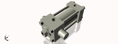 Isometric View of 2.5HHTF3CCK1.375S4