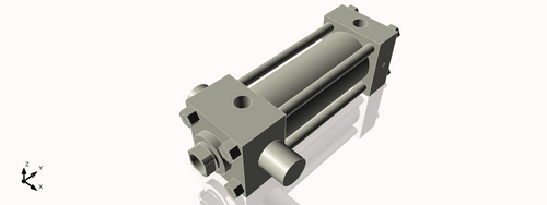 Isometric View of 2.5HHTF5CCK1.375S4