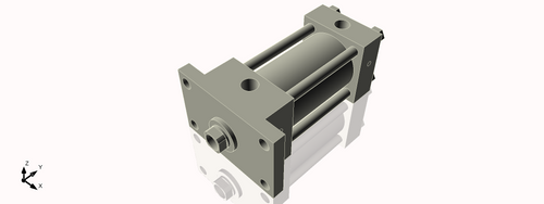 Isometric View of 3.25HHFF4NCKS4