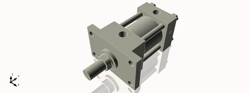 Isometric View of 3.25HHFF2NCK1.75