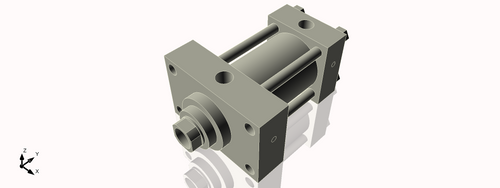 Isometric View of 3.25HHFHF3CCK1.75S4