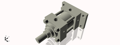 Isometric View of 3.25HHRF1CCK1.75