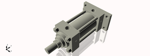 Isometric View of 3.25HHRF4NCK1.75