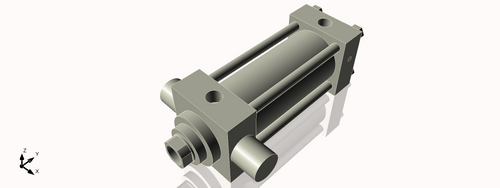 Isometric View of 3.25HHTF6CCK1.75S4