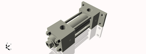 Isometric View of 1.5HHRF2NCK1S4