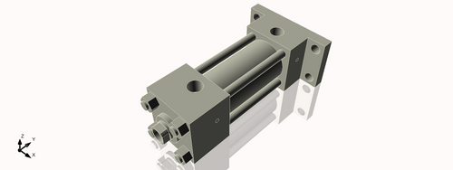 Isometric View of 2HHRF3NCKS4