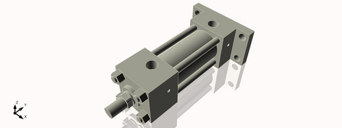 Isometric View of 2HHRF3CC