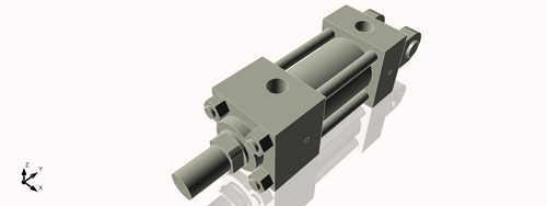 Isometric View of 2HHC2CCK1.375