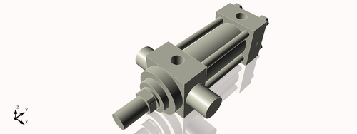 Isometric View of 2HHTF3NCK1.375