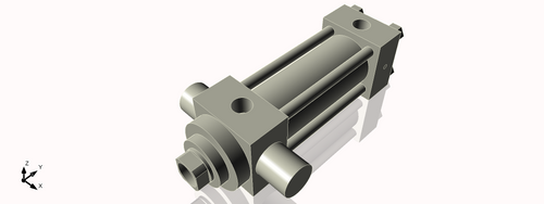 Isometric View of 2HHTF4NCK1.375S4