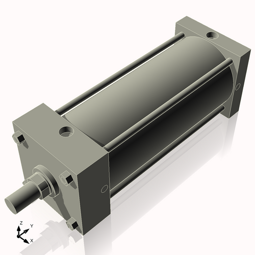 Isometric View of 6ASF12NCK1.75