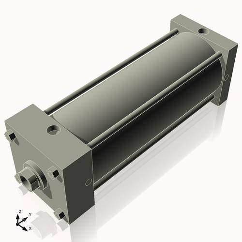 Isometric View of 6ASF14NCK1.75S4
