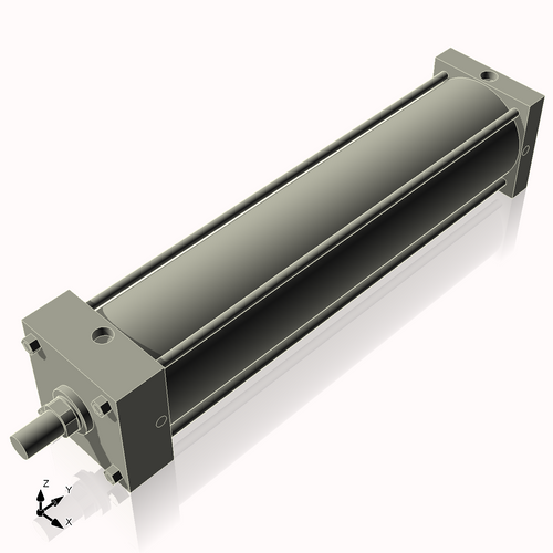 Isometric View of 6ASF24NCK1.75