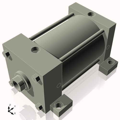 Isometric View of 6ASL6NCK1.75S4