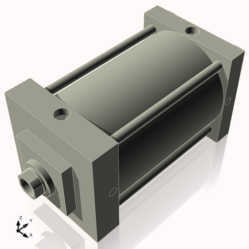 Isometric View of 7AC8NCK1.75S4