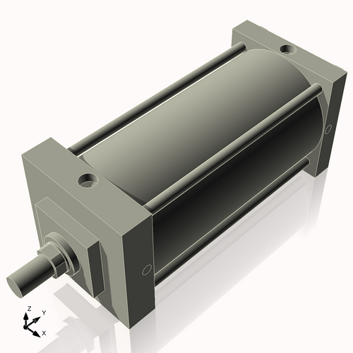 Isometric View of 7AC12NCK1.75