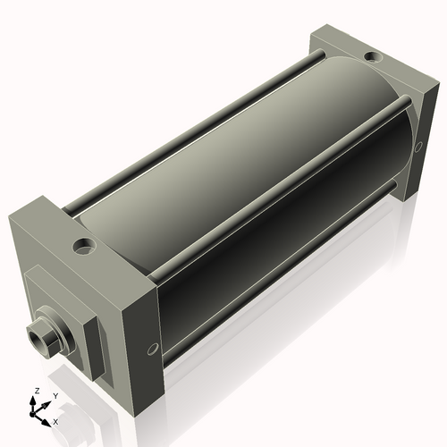Isometric View of 7AC16CCK1.75S4