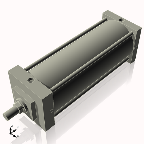Isometric View of 7AC17NCK1.75