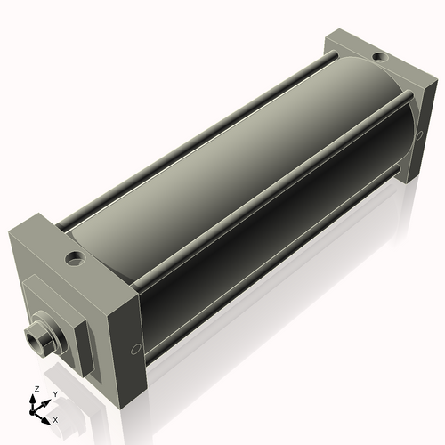 Isometric View of 7AC20NCK1.75S4