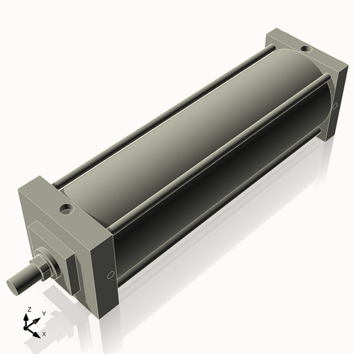 Isometric View of 7AC22NCK1.75