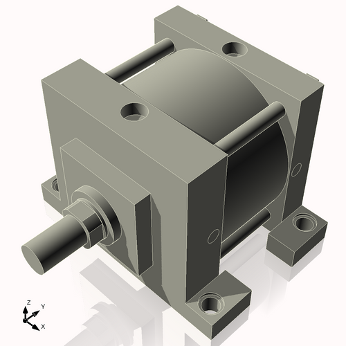 Isometric View of 7ASL2NCK1.75
