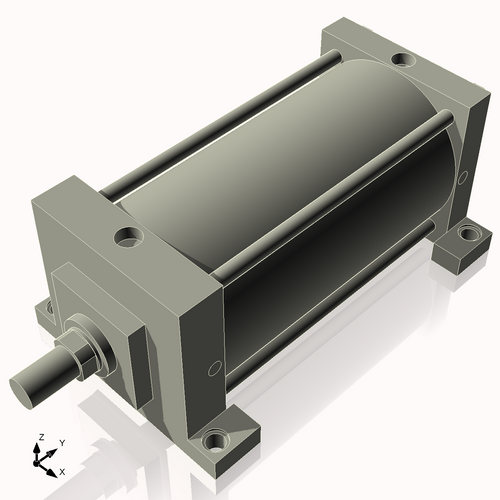 Isometric View of 7ASL11NCK1.75
