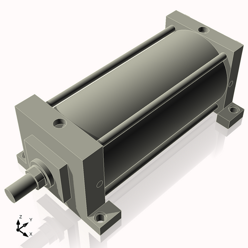 Isometric View of 7ASL13NCK1.75