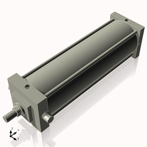 Isometric View of 7ATF22NCK1.75