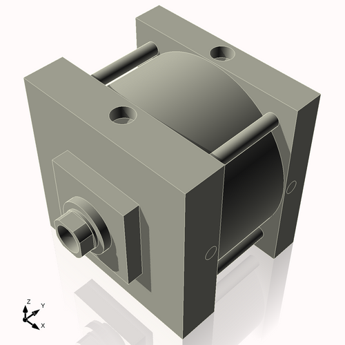 Isometric View of 8AC2NCK1.75S4