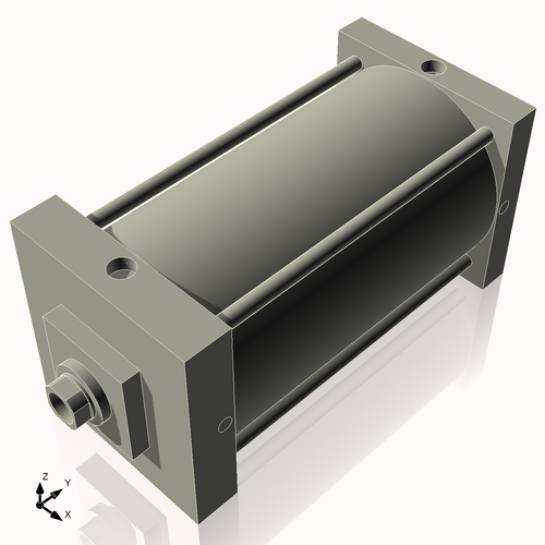 Isometric View of 8AC12NCK1.75S4