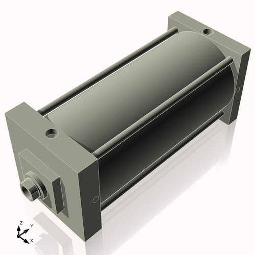 Isometric View of 8AC15NCK1.75S4