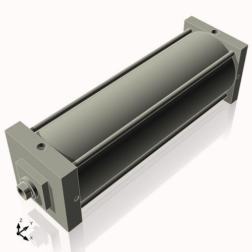 Isometric View of 8AC23CCK1.75S4