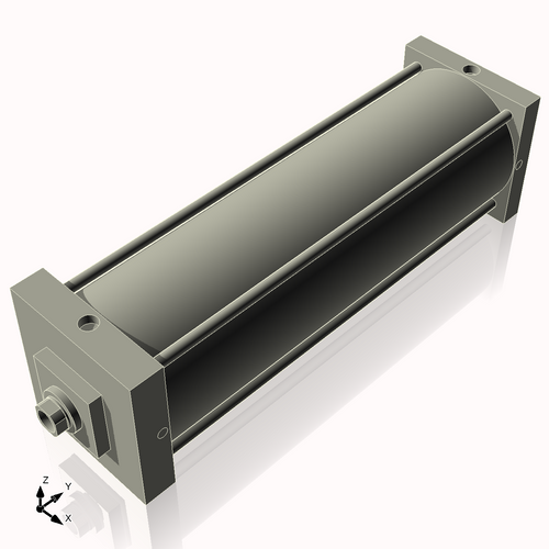 Isometric View of 8AC24NCK1.75S4