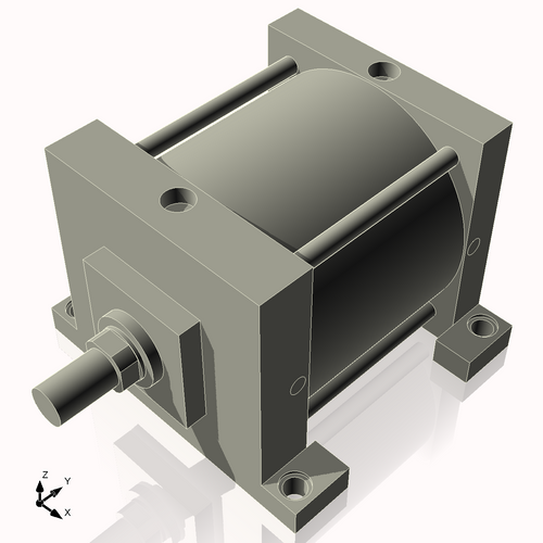 Isometric View of 8ASL5NCK1.75