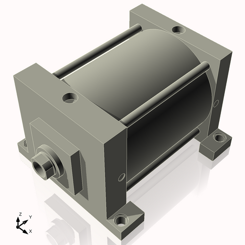Isometric View of 8ASL7CCK1.75S4