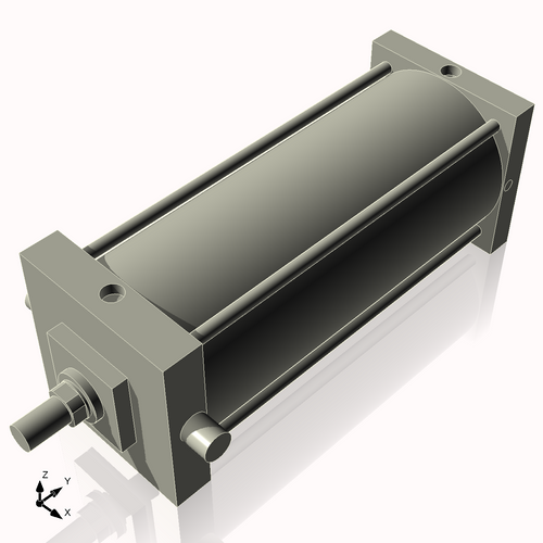 Isometric View of 8ATF17NCK1.75