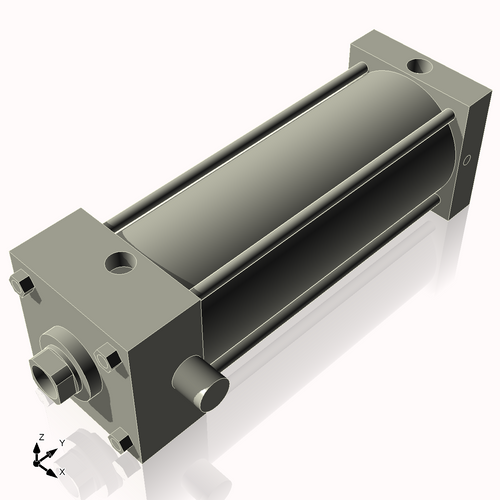 Isometric View of 4ATF9NCK1.375S4