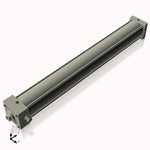 Isometric View of 4ATF34NCK1.375S4