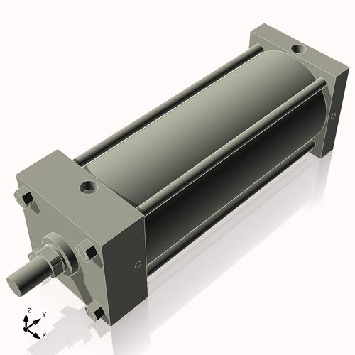 Isometric View of 5AC11NCK1.375