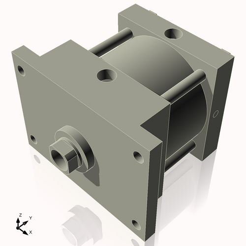 Isometric View of 5AFF1CCK1.375S4