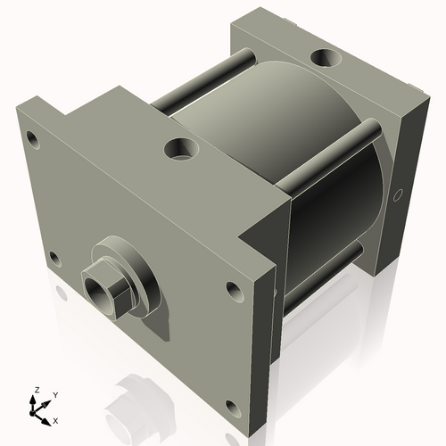 Isometric View of 5AFF2CCK1.375S4