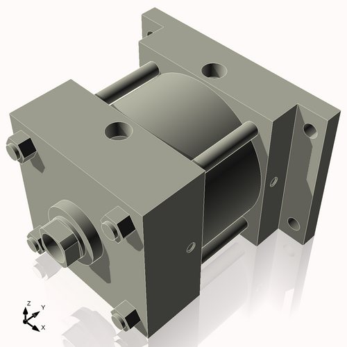 Isometric View of 5ARF1CCK1.375S4