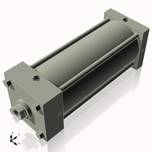 Isometric View of 5ASF10NCK1.375S4