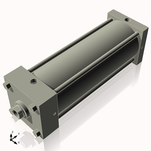 Isometric View of 5ASF12CCK1.375S4