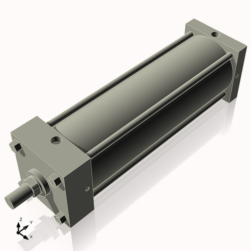 Isometric View of 5ASF14CCK1.375