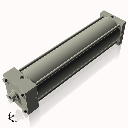 Isometric View of 5ASF20CCK1.375S4