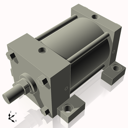 Isometric View of 5ASL4NCK1.375