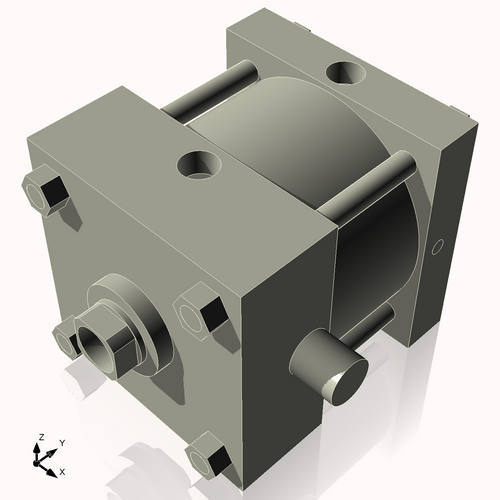 Isometric View of 5ATF1NCK1.375S4