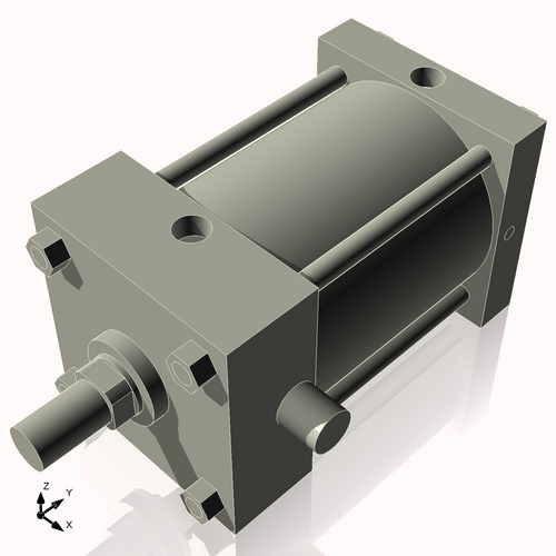 Isometric View of 5ATF4NCK1.375