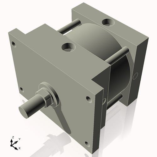 Isometric View of 6AFF1CC